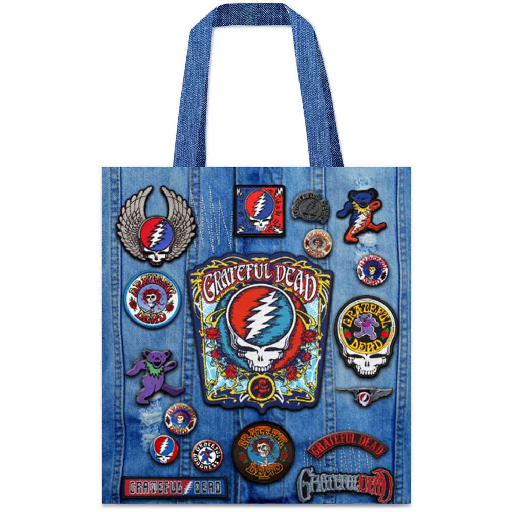 Rocksax Grateful Dead - Battle Bag: Steal Your Face Tote bag - Blue/Multicolours